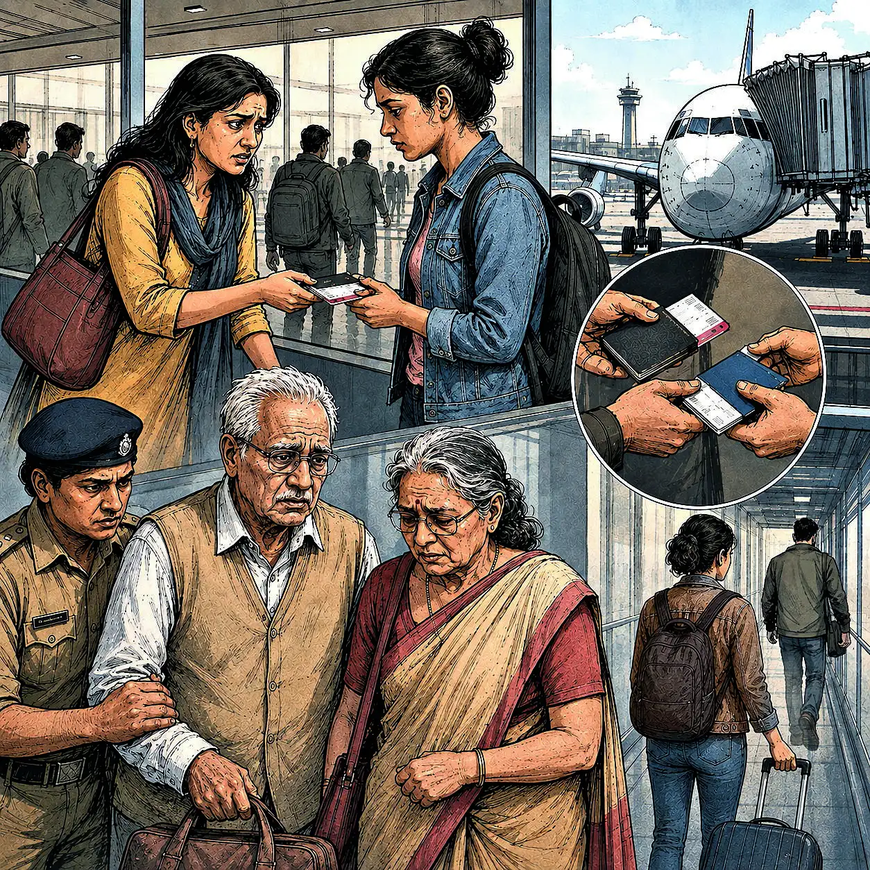 Ahmedabad man held for passport swap with Thane resident at Delhi international airport