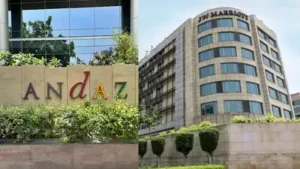 Andaz Delhi, JW Marriott in Aerocity — In photo
