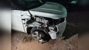 A 26-year-old man died and five others sustained injuries when a car collided with two bikes