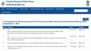 Direct link to check the CRPF additional result for constable: The wider industry impact