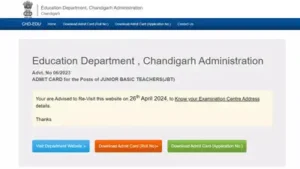 Chandigarh JBT Admit Card 2024 released at chdeducation.gov.in: The wider industry impact