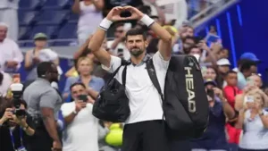 For Djokovic, it was a night of contrasting milestones, his 20th US Open appearance ended