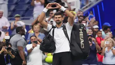 For Djokovic, it was a night of contrasting milestones, his 20th US Open appearance ended