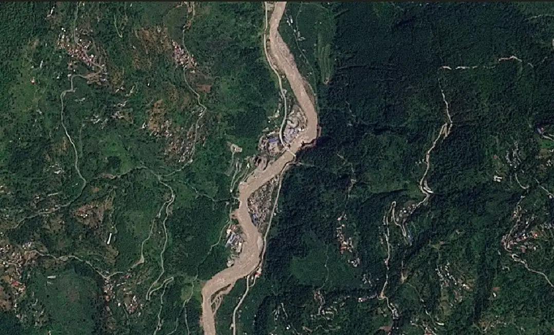 Satellite images show how Nepal's green mountainside turned: The wider industry impact