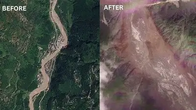 Satellite images show how Nepal's green mountainside turned: The wider industry impact
