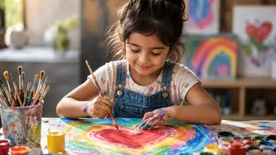 Art therapy helps children voice their feelings; creative outlets provide a safe space