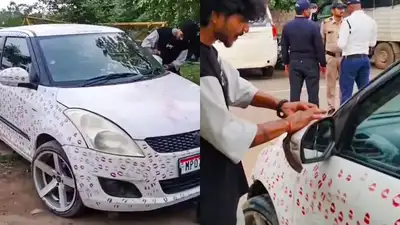 A 'kiss' too costly? 3,400 lipstick marks, Rs 5,500 fine; why defacing your car may land you