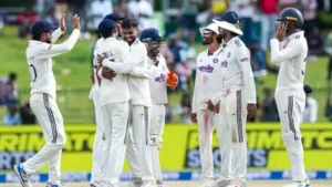 India appeared to have wrested control of the second Test against Sri Lanka after a late burst