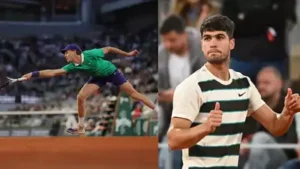 Both Jannik Sinner and Carlos Alcaraz are yet to lose a major final in their careers Image via