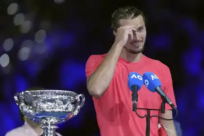 Alexander Zverev's loss in the Australian Open final on Sunday was followed by a startling
