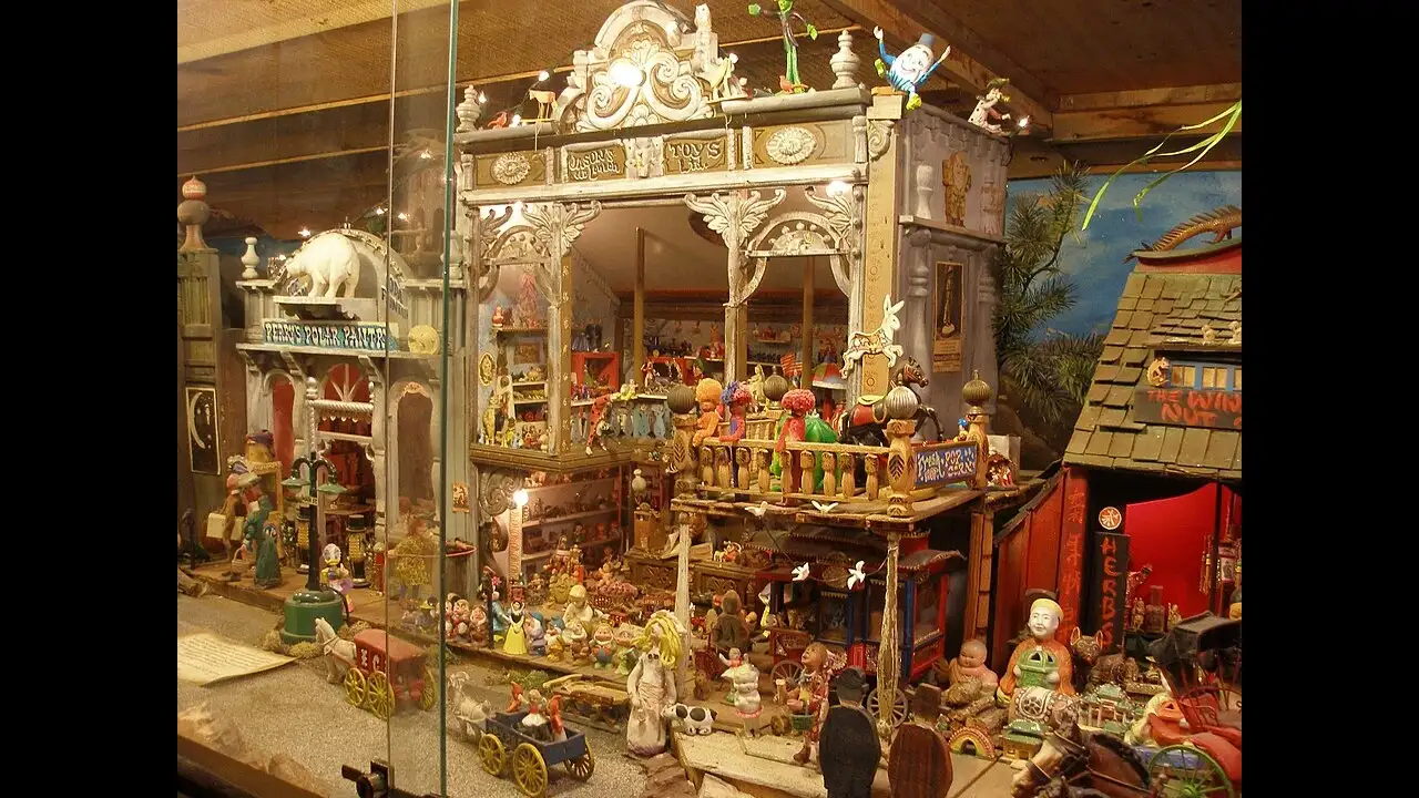 Ross Ward spent 40 years hand-building Tinkertown from carved wood