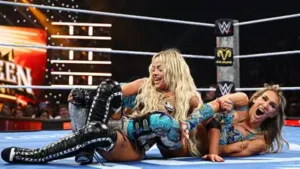 Liv Morgan vs Charlotte Flair (via Getty)