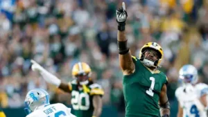 Green Bay Packers edge rusher Micah Parsons earned the highest NFL Top 100 ranking