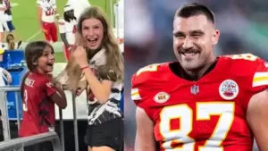 Travis Kelce's 'Killa Trav' gesture leaves two young Chiefs fans stunned after surprise move