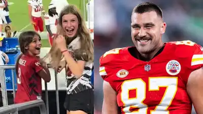 Travis Kelce's 'Killa Trav' gesture leaves two young Chiefs fans stunned after surprise move