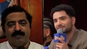 BJP MLA Ram Kadam (L) and Comedian Samay Raina (R)