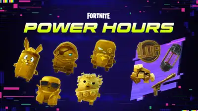 Start timings for all regions — Fortnite Gold Sprite Power Hours (August 22, 2026)