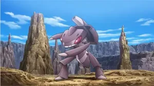 Genesect in Pokemon GO (Image via Niantic)