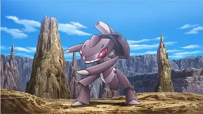 Genesect in Pokemon GO (Image via Niantic)