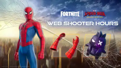 Web Shooter Hours are going to take place on August 1, 2026 (Image via Fortnite)