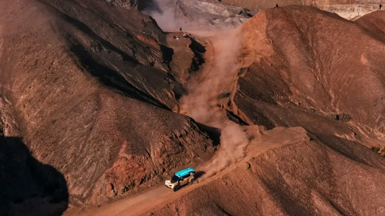 All three Defender Dakar D7X-Rs crossed the finish line at the 2026 Desafio Ruta 40 in Argentina