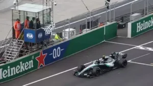 Antonelli started from pole position and briefly lost the lead to Lewis Hamilton at the start