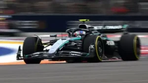 Mercedes driver George Russell stormed to victory at the Singapore Grand Prix on Sunday