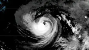 This satellite image shows Hurricane Karina strengthening off: The wider industry impact