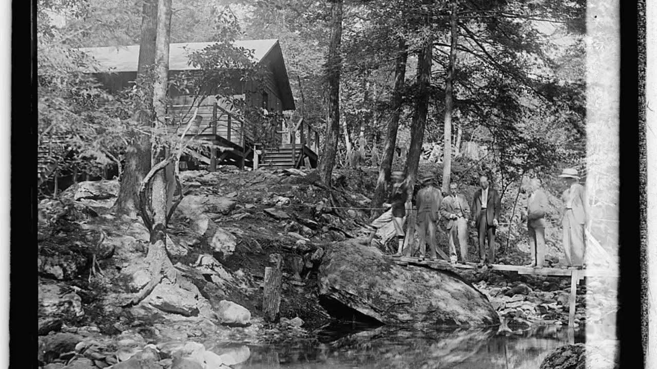 Today, the Rapidan Camp remains within the park, while the National Park Service describes