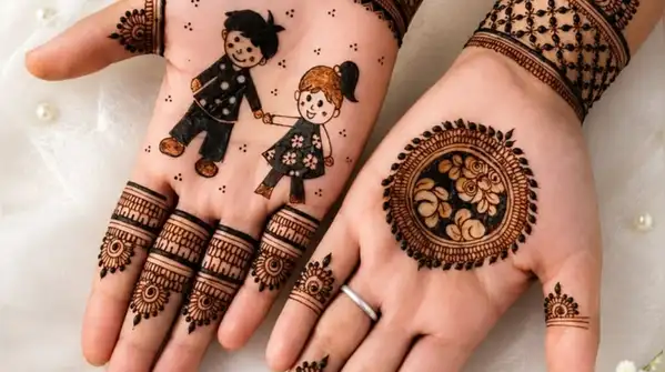 Depending on one’s preference, one may choose anything from traditional jaali mehendi designs