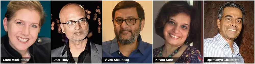 Booker Prize awardee Salman Rushdie and Jnanpith Award winner Amitav Ghosh lead a stellar