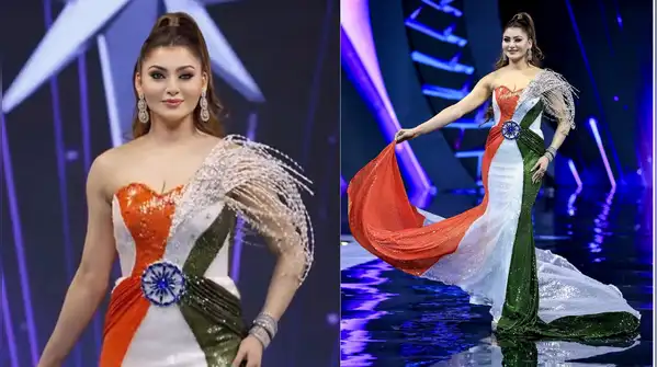 At the Miss Universe India event, the actress and former beauty queen turned heads