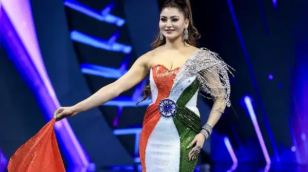 At the Miss Universe India event, the actress and former beauty queen turned heads
