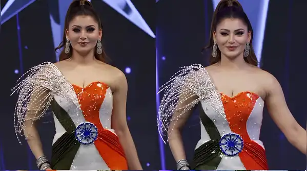 At the Miss Universe India event, the actress and former beauty queen turned heads