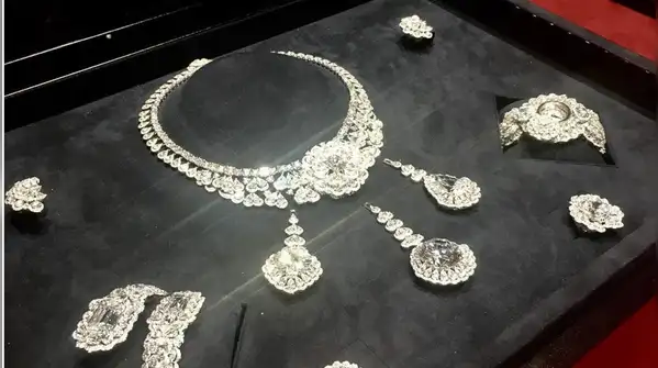 Georgina Rodríguez's wedding jewellery was pure Kalahari luxury, and the diamonds clearly came
