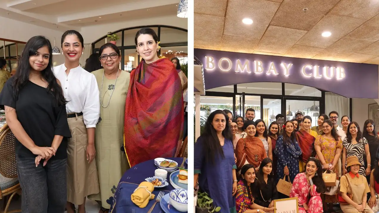 During the workshop, Dhondy showcased different ways of using handloom dupattas and stoles as