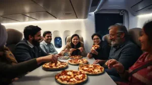 Air India has introduced stone-baked, wood-fired pizzas on select long-haul routes