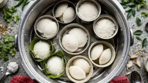 PC: AI Generated Banana leaves can be used when you want to steam idli batter