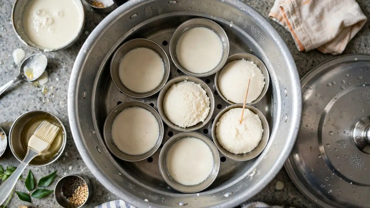 PC: AI Generated Banana leaves can be used when you want to steam idli batter