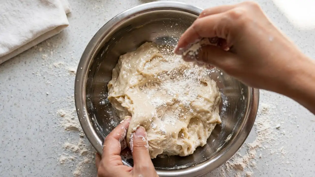 Making roti dough seems simple until the atta starts sticking to your hands