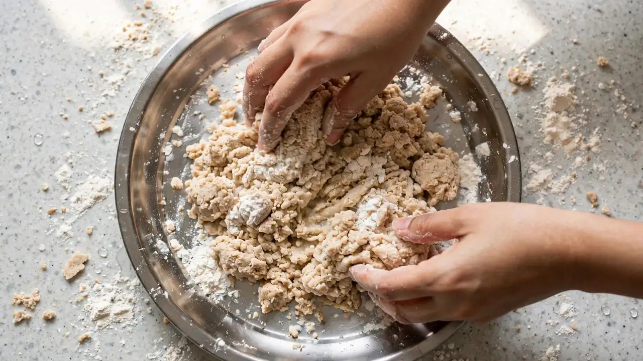 Making roti dough seems simple until the atta starts sticking to your hands