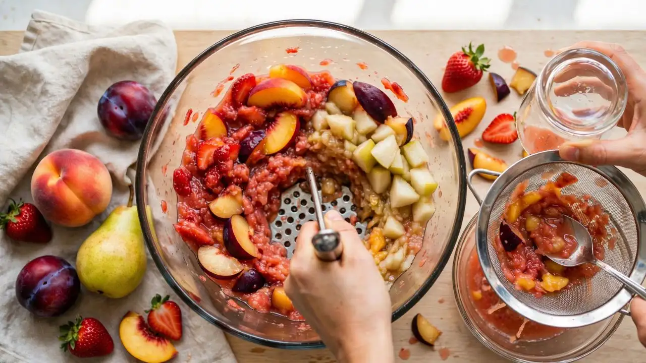 Here are some practical ways to make fresh fruit juice without a mixer, along with the fruits