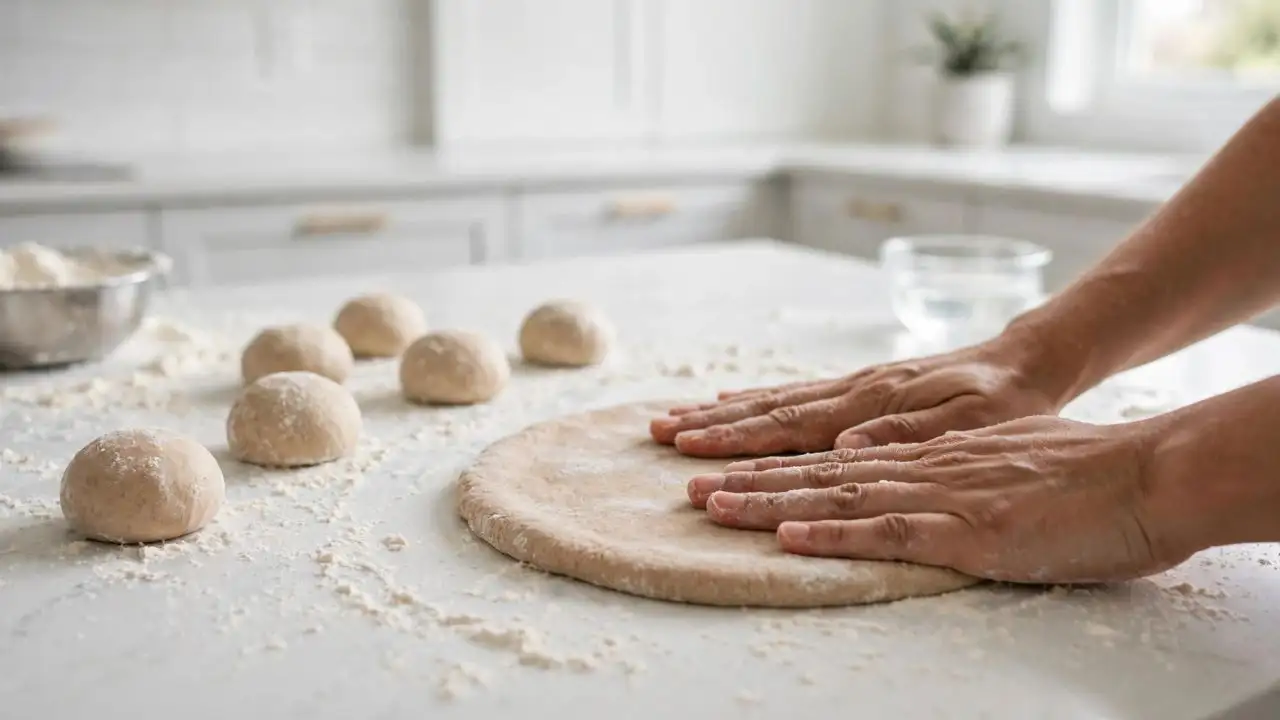 Making a round roti without a rolling board can seem harder than it is