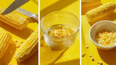Here are some practical ways to remove corn kernels from the cob without creating a mess
