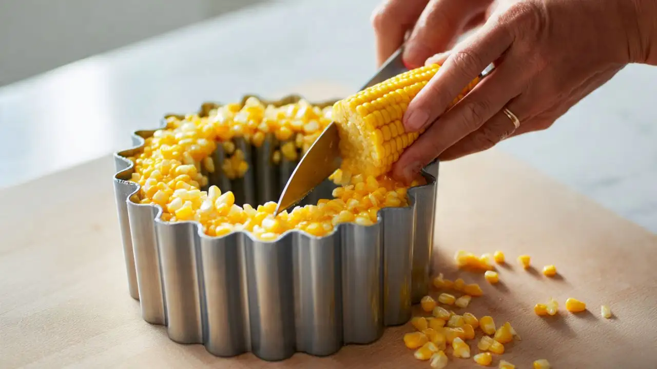 Here are some practical ways to remove corn kernels from the cob without creating a mess