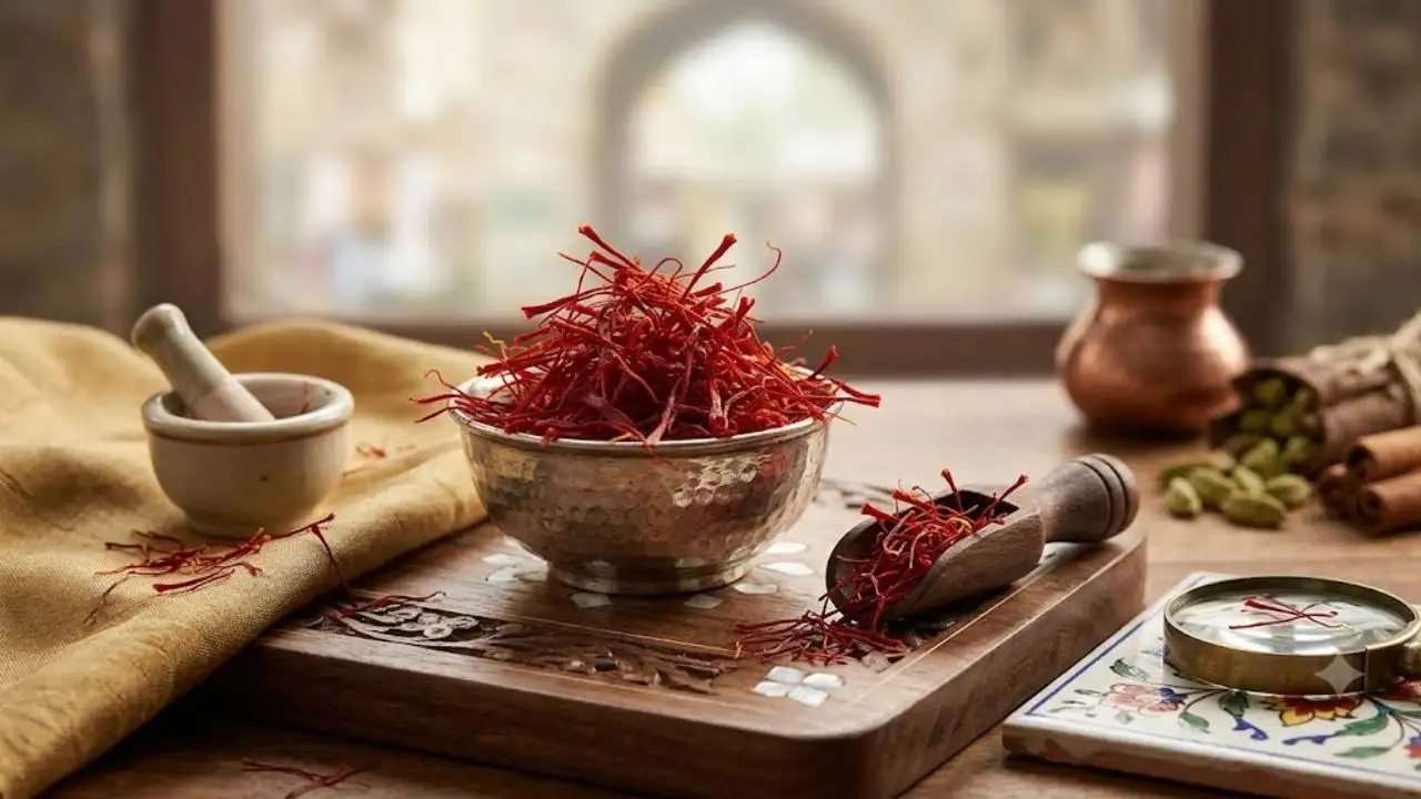 Here are some simple ways to check whether your saffron is pure before using it in food