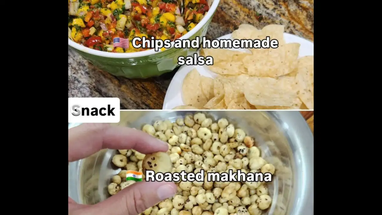 Kristen Fischer, an American staying in India shares her daily meals in India vs America and why it