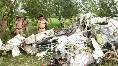 The aircraft was on a training flight in the Local Flying Area of Kanpur civil airport