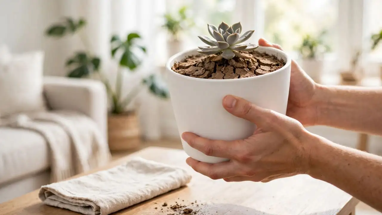 Knowing when to water a houseplant is not always as simple as checking the soil with your finger