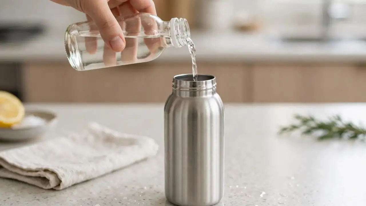 Regular washing with warm water, washing-up liquid and a bottle brush are some simple ways